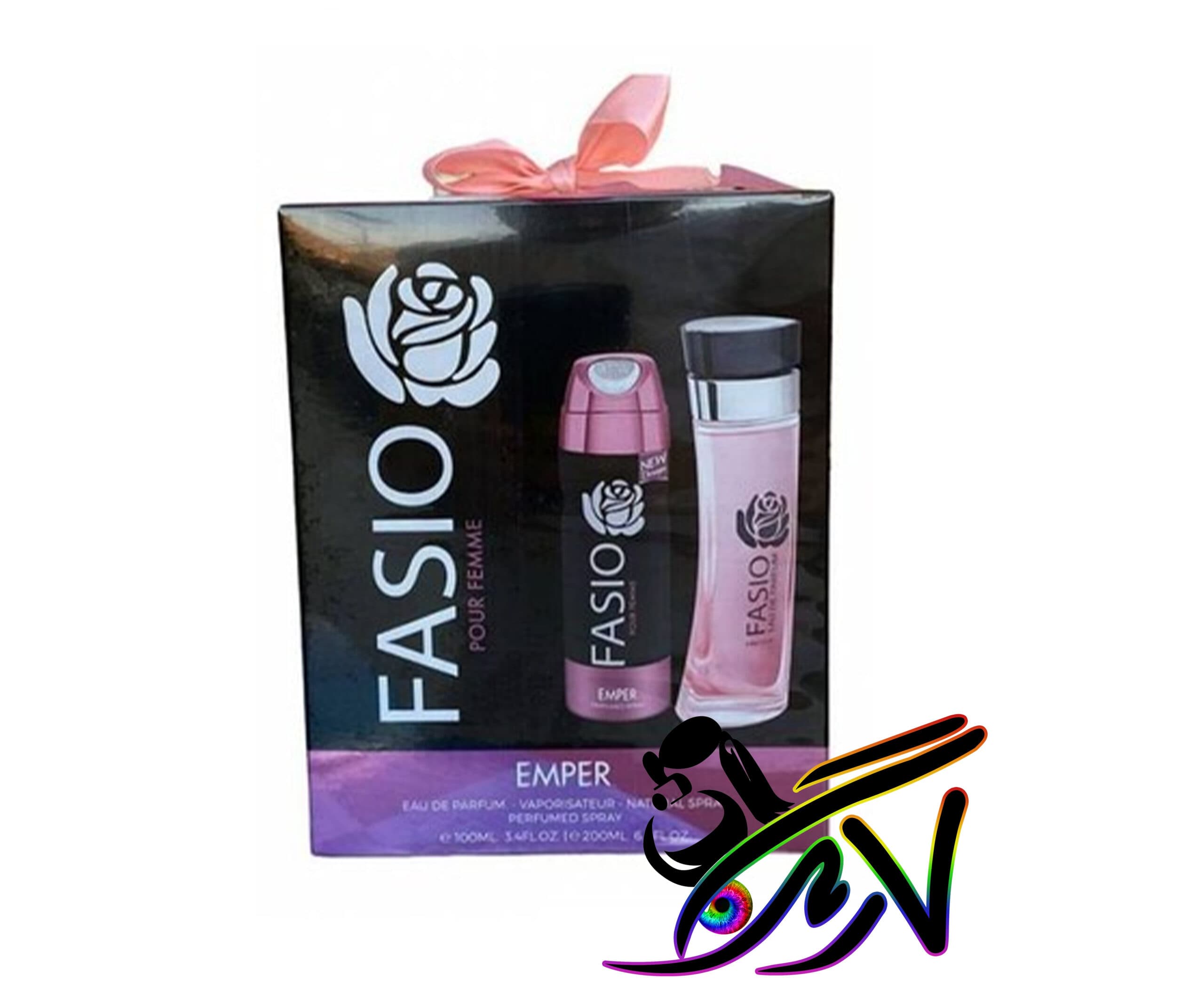 ست عطر و اسپری زنانه امپر فاسیو پور فیم Emper Fasio Gift Set For Women — تصویر ۲
