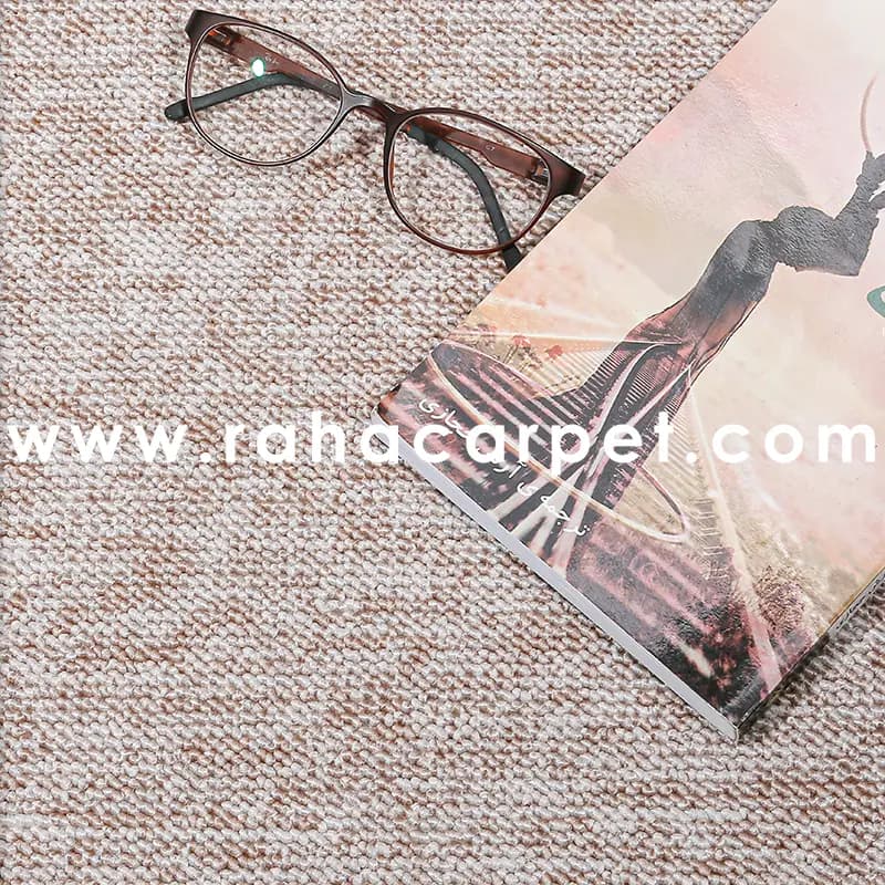 پالاز موکت کرمی ۳ در چهار شبنم 5175 دوردوزی شده