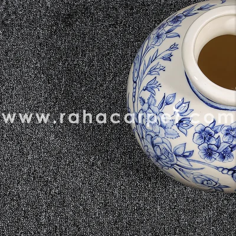 پالاز موکت طوسی 3 در دو پونه 9852 دور دوزی شده