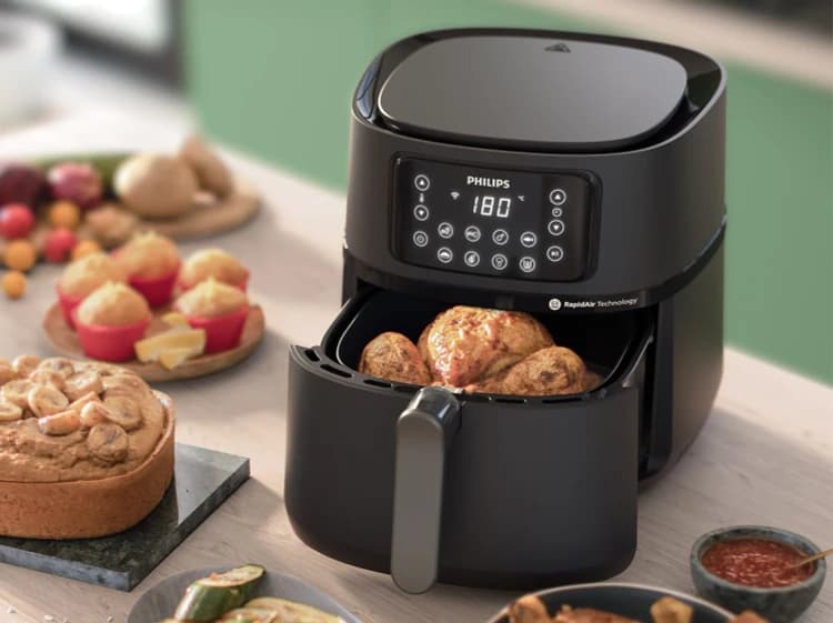سرخ کن بدون روغن فیلیپس مدل HD9285 (باسبد کیک و بدون سبد) — تصویر ۷