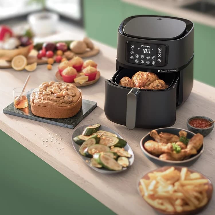 سرخ کن بدون روغن فیلیپس مدل HD9285 (باسبد کیک و بدون سبد) — تصویر ۵