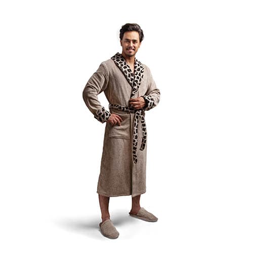 حوله پالتویی جگوار خاکی سایز XL