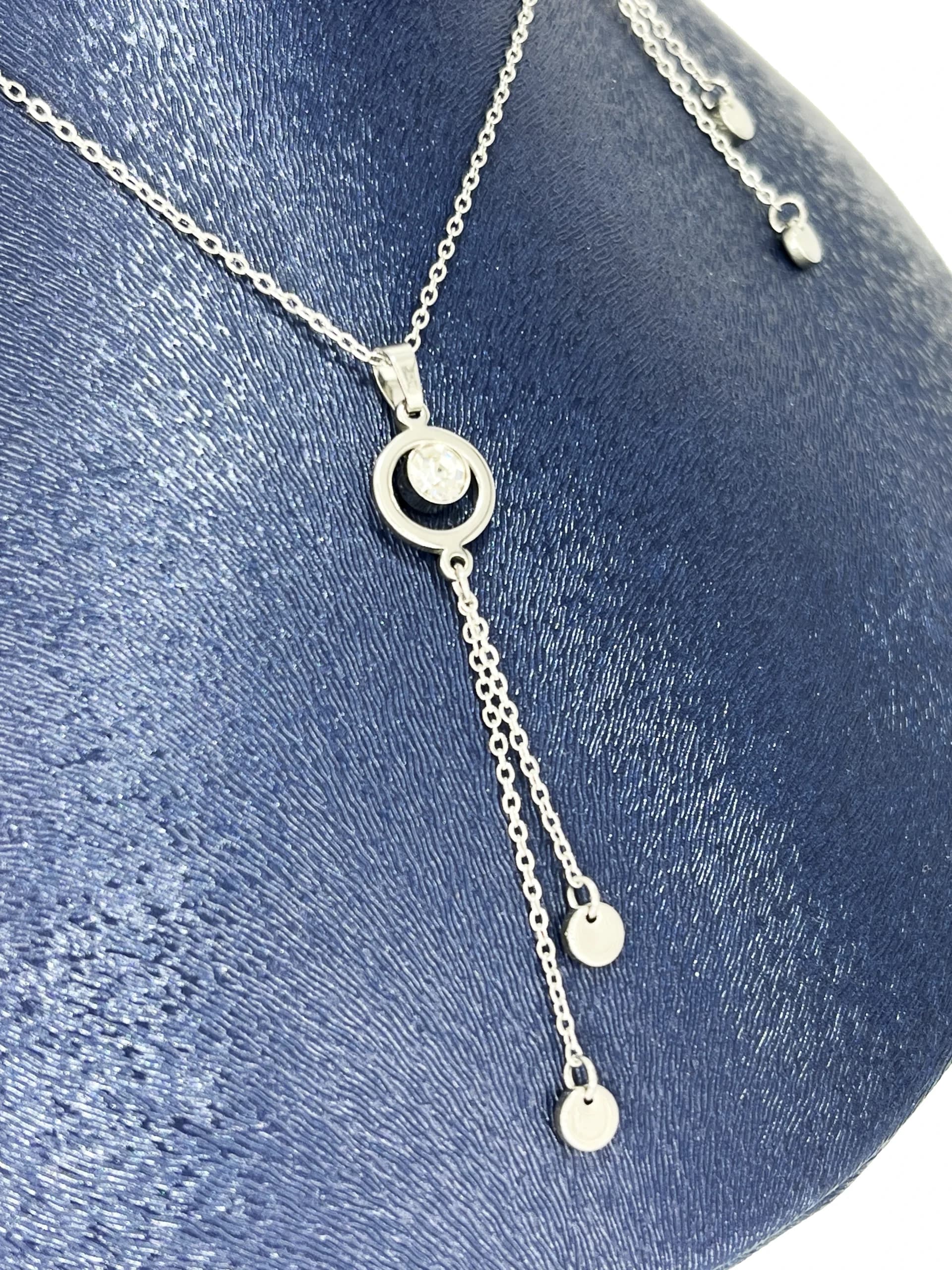 ست آویز دایره‌ای نگین دار — تصویر ۲