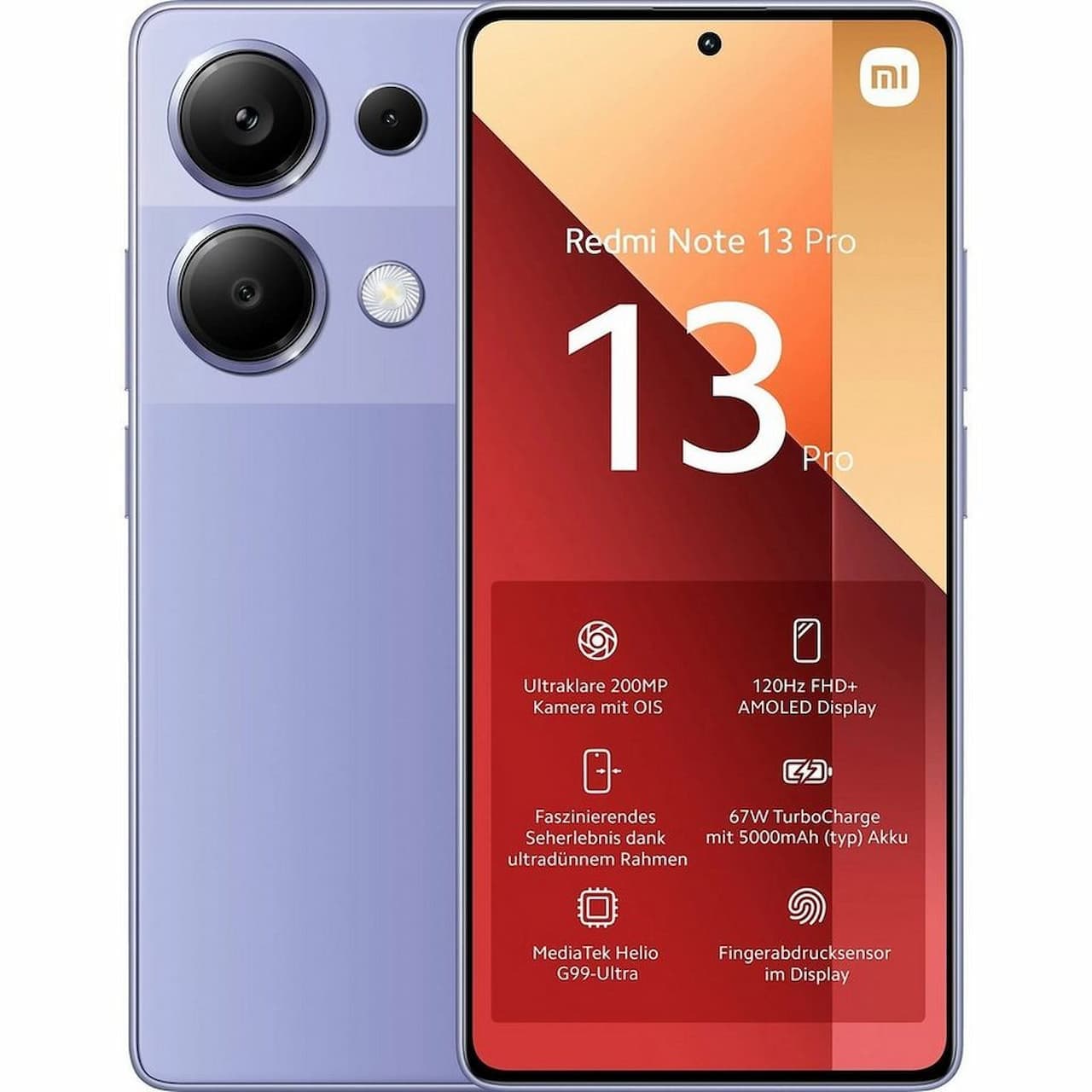 موبایل شیائومی مدل Redmi Note 13 pro 4G دو سیم کارت ظرفیت 256 گیگابایت و رم 8 گیگابایت — تصویر ۴
