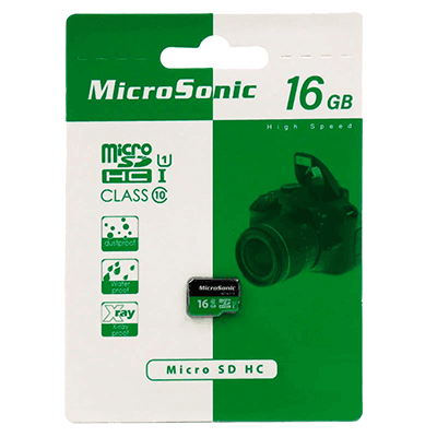 کارت حافظه 16 گیگابایت MICROSONIC مدل SDHC