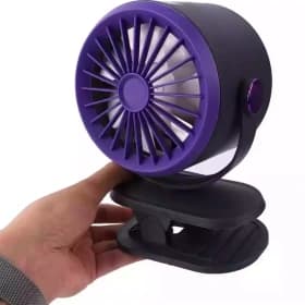 پنکه گیرهای شارژی Circulating Fan | پنکه رومیزی و دستی با پایه گیرهای — تصویر ۳