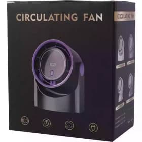پنکه گیرهای شارژی Circulating Fan | پنکه رومیزی و دستی با پایه گیرهای — تصویر ۲
