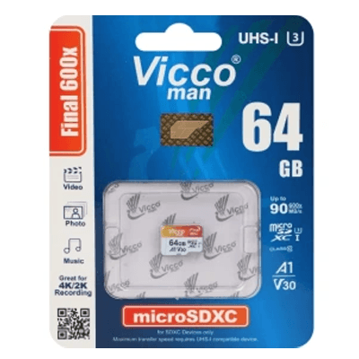 کارت حافظه 64 گیگابایت VICCOMAN مدل UHS-I