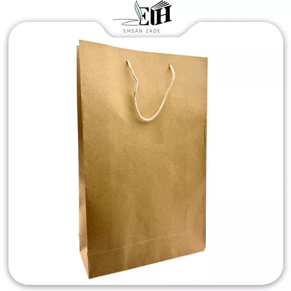 بگ ساک دستی کرافت ساده سایز 5 (38* 24/5) — تصویر ۲