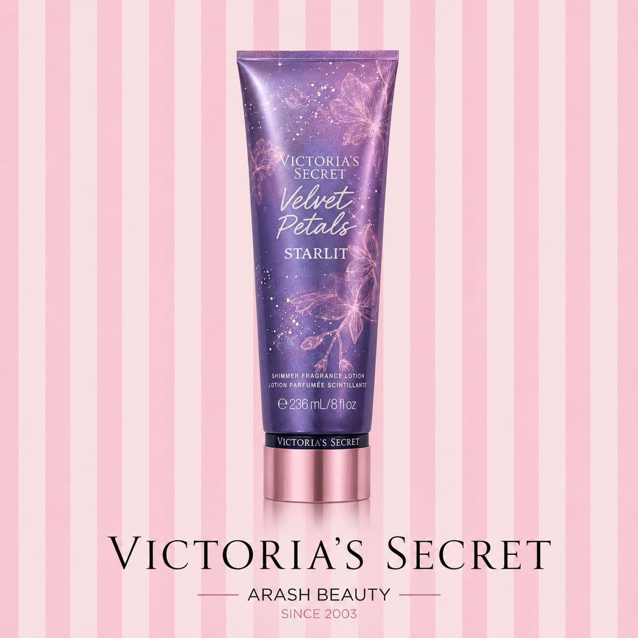 لوسیون بدن ویکتوریا سکرت مدل Velvet Petals Starlit