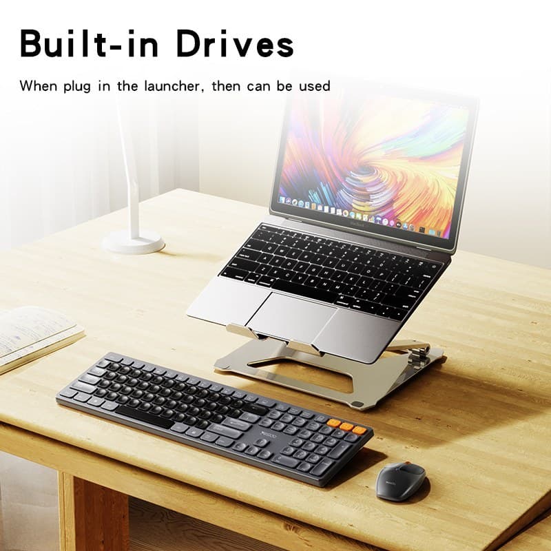 ست موس و کیبورد بی سیم MIKUSO مدل KB-C023 رنگ آبی فانتری — تصویر ۴