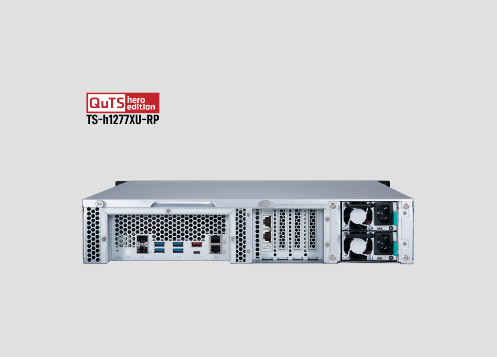 ذخیره ساز QNAP TS-h1277XU-RP-3700X-32G — تصویر ۳