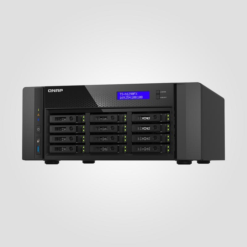 ذخیره ساز کیونپ مدل QNAP TS-h1290FX-7302P-256 — تصویر ۳