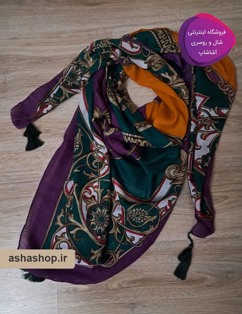 روسری طرح نرگس — تصویر ۶