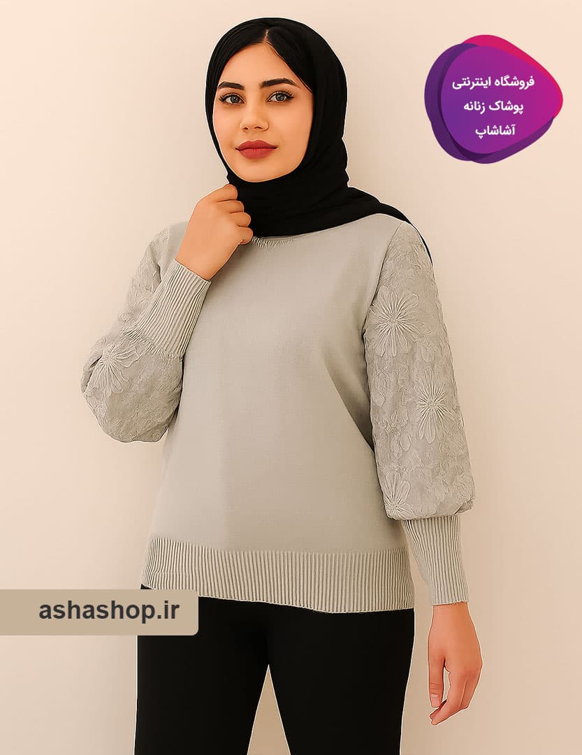 بلوز بافت طرح روژین — تصویر ۳