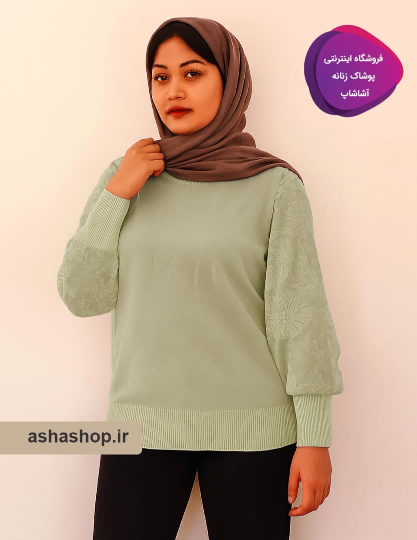 بلوز بافت طرح روژین — تصویر ۵