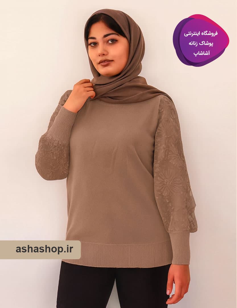 بلوز بافت طرح روژین — تصویر ۲