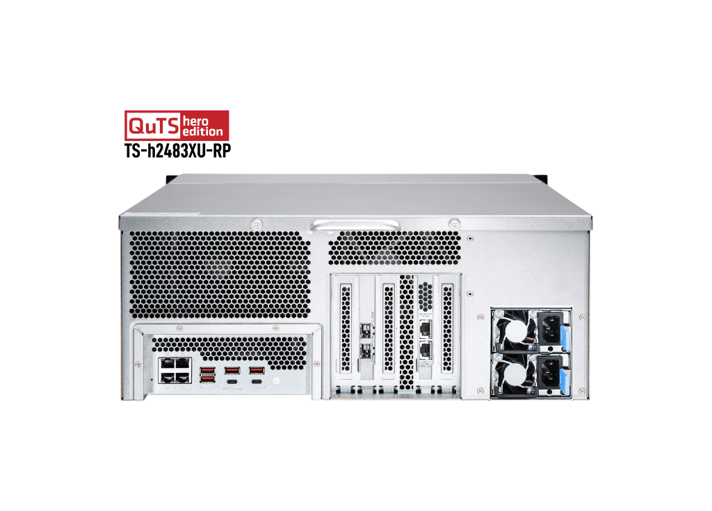 ذخیره ساز QNAP TS-h2483XU-RP-E2236-128G — تصویر ۴