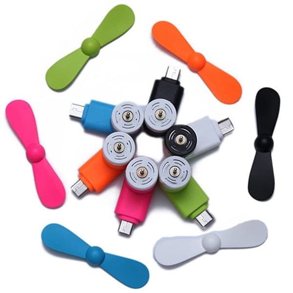 پنکه همراه موبایل مدل OTG Mini USB — تصویر ۶
