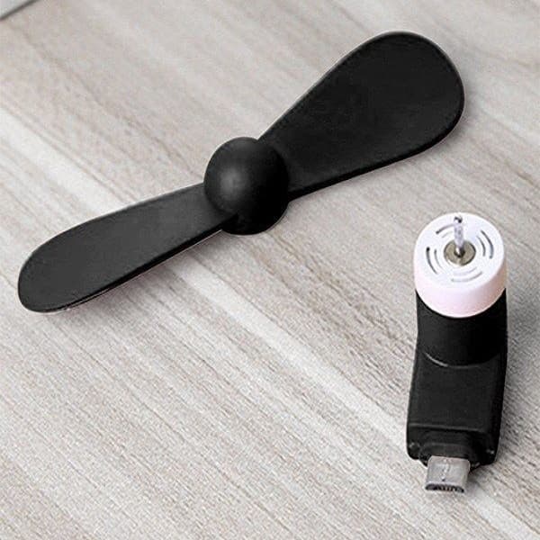 پنکه همراه موبایل مدل OTG Mini USB — تصویر ۲