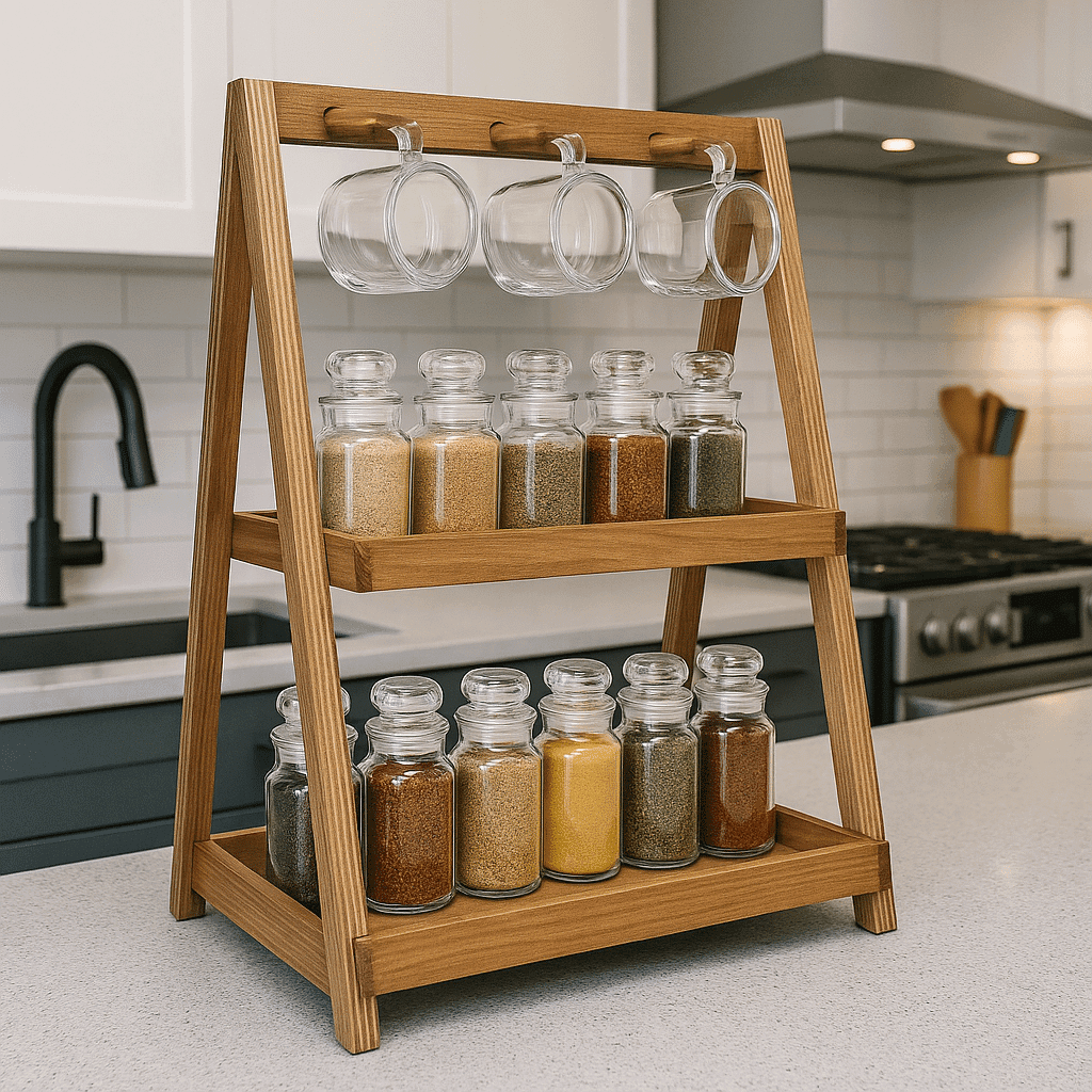 استند دو طبقه آویزدار — تصویر ۲