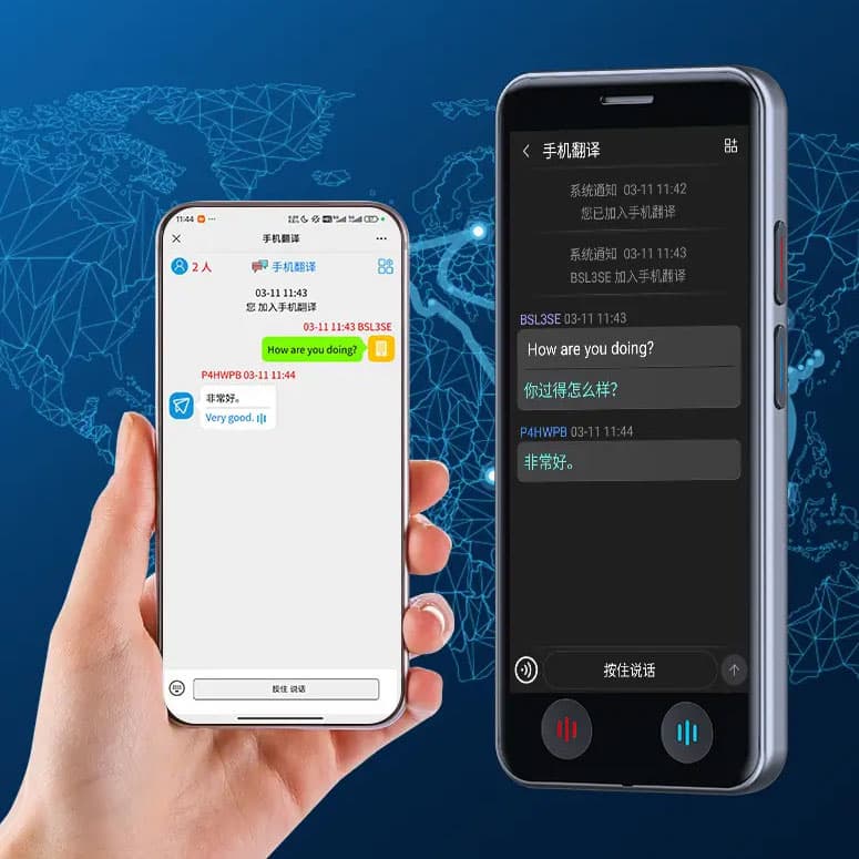 دستگاه مترجم زبان دو طرفه با هوش مصنوعی A40 Lite — تصویر ۴