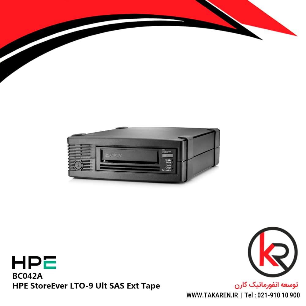 HPE StoreEver LTO-9 Ult SAS Ext Tape | BC042A