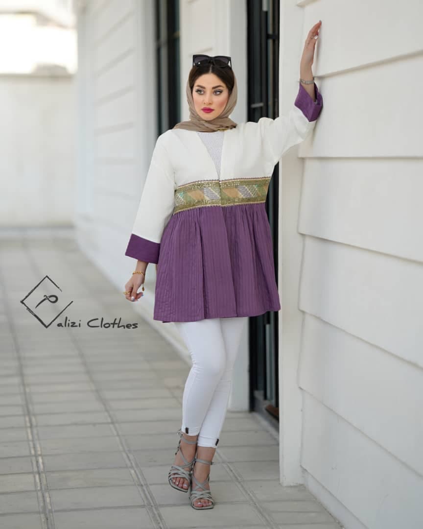 مانتو عروسکی الیسا سایز 36 تا 46 — تصویر ۶