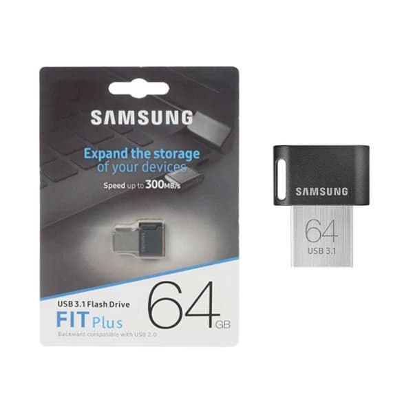 فلش مموری سامسونگ مدل FIT Plus USB 3.1 ظرفیت 64 گیگابایت
