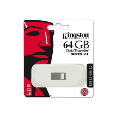 فلش 64 گیگ کینگستون مدل DataTraveler Micro USB 3.1