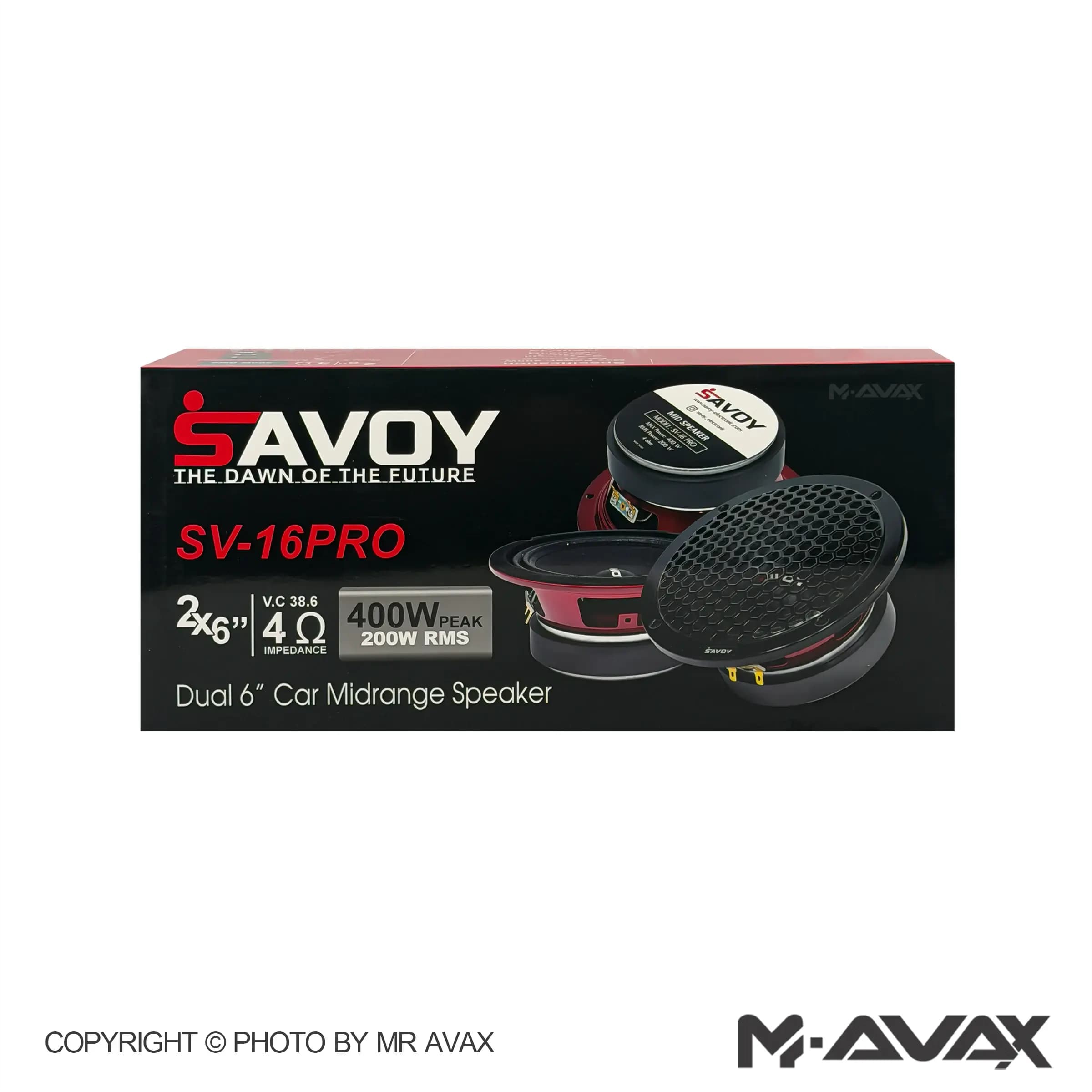 میدرنج 6اینچ ساووی مدل SV-16 PRO (دو عددی) — تصویر ۲