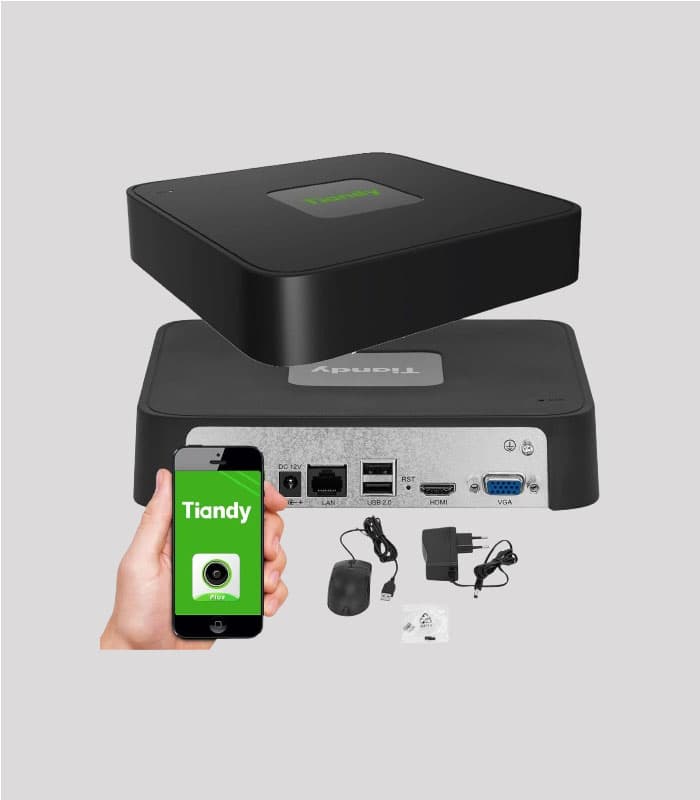 TC-R3105 I/B/P/L/s | دستگاه NVR تیاندی 5 کانال 4POE — تصویر ۲