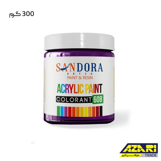 مادر رنگ کلورانت بنفش ساندورا کد 384 (300 گرم)