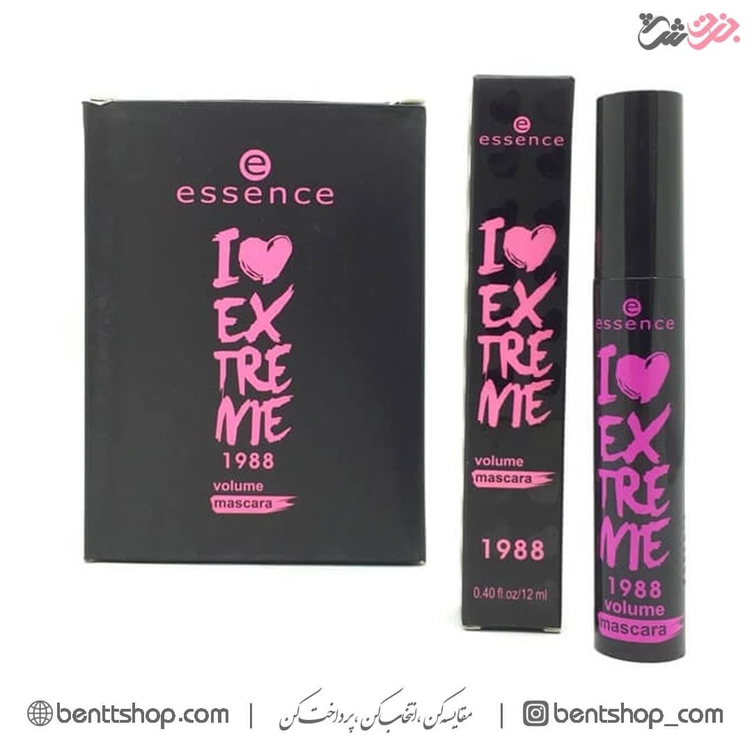 ریمل حجم دهنده مشکی اسنس اصل مدل I Love Extreme Volume — تصویر ۳