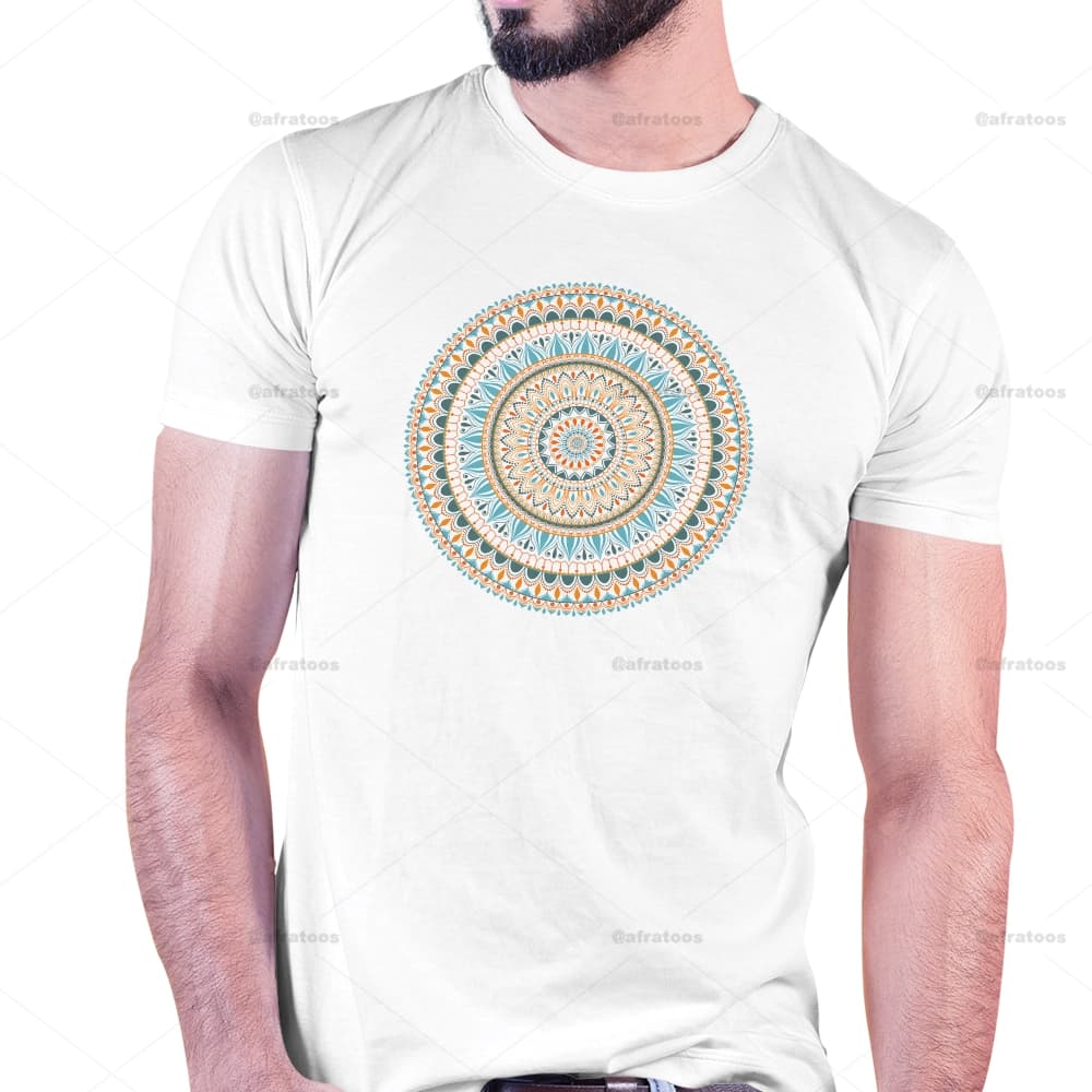 تیشرت با طرح دایره تذهیب کد 264 — تصویر ۲