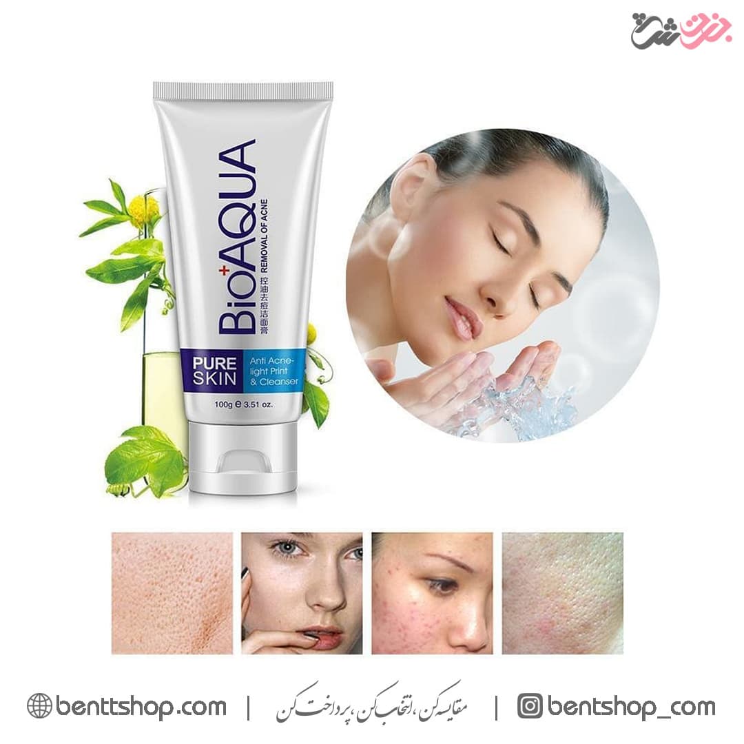 فوم شستشوی ضد جوش و آکنه صورت بیوآکوا BIOAQUA — تصویر ۴
