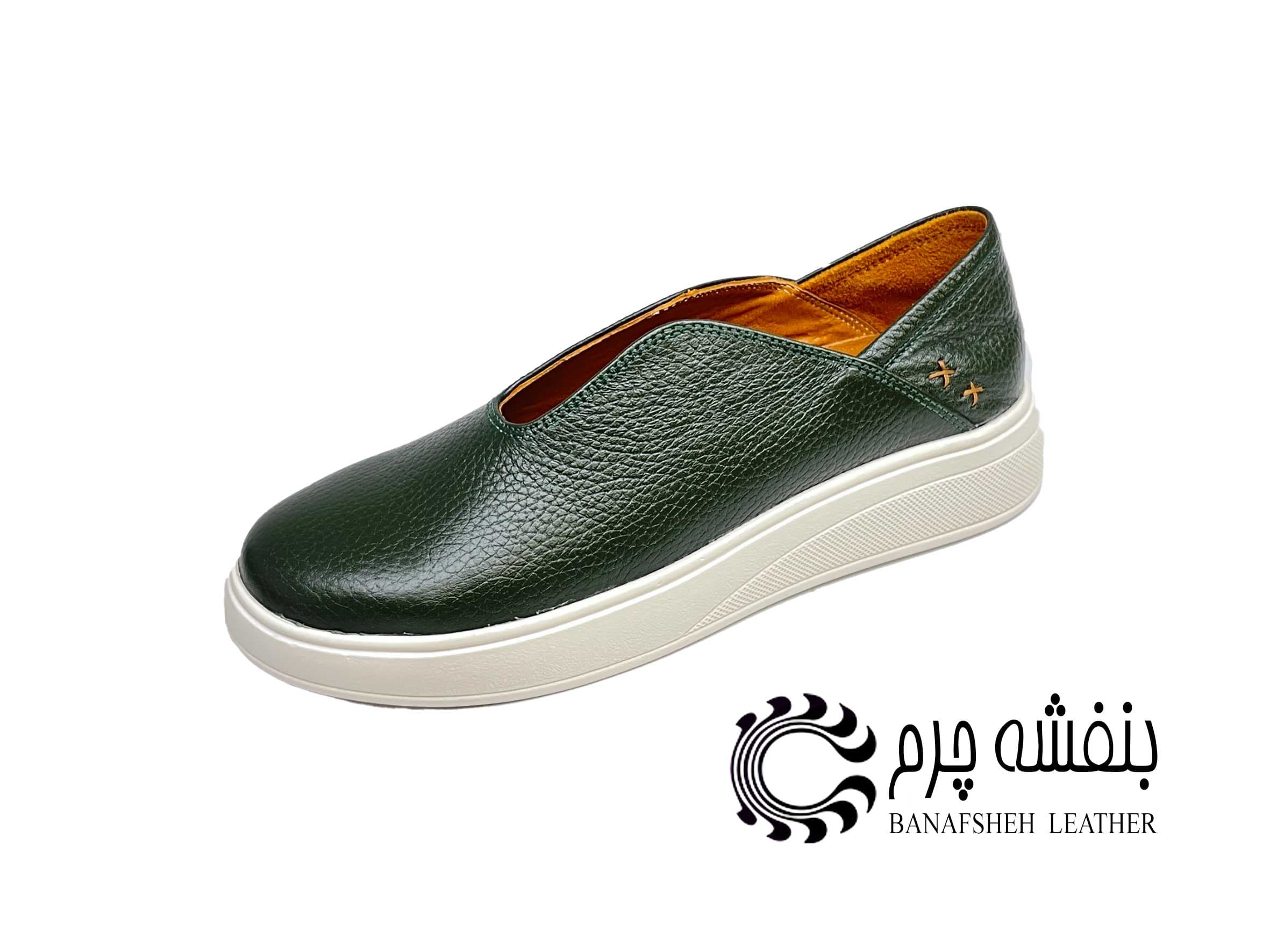 کفش زنانه چرم ملو — تصویر ۴
