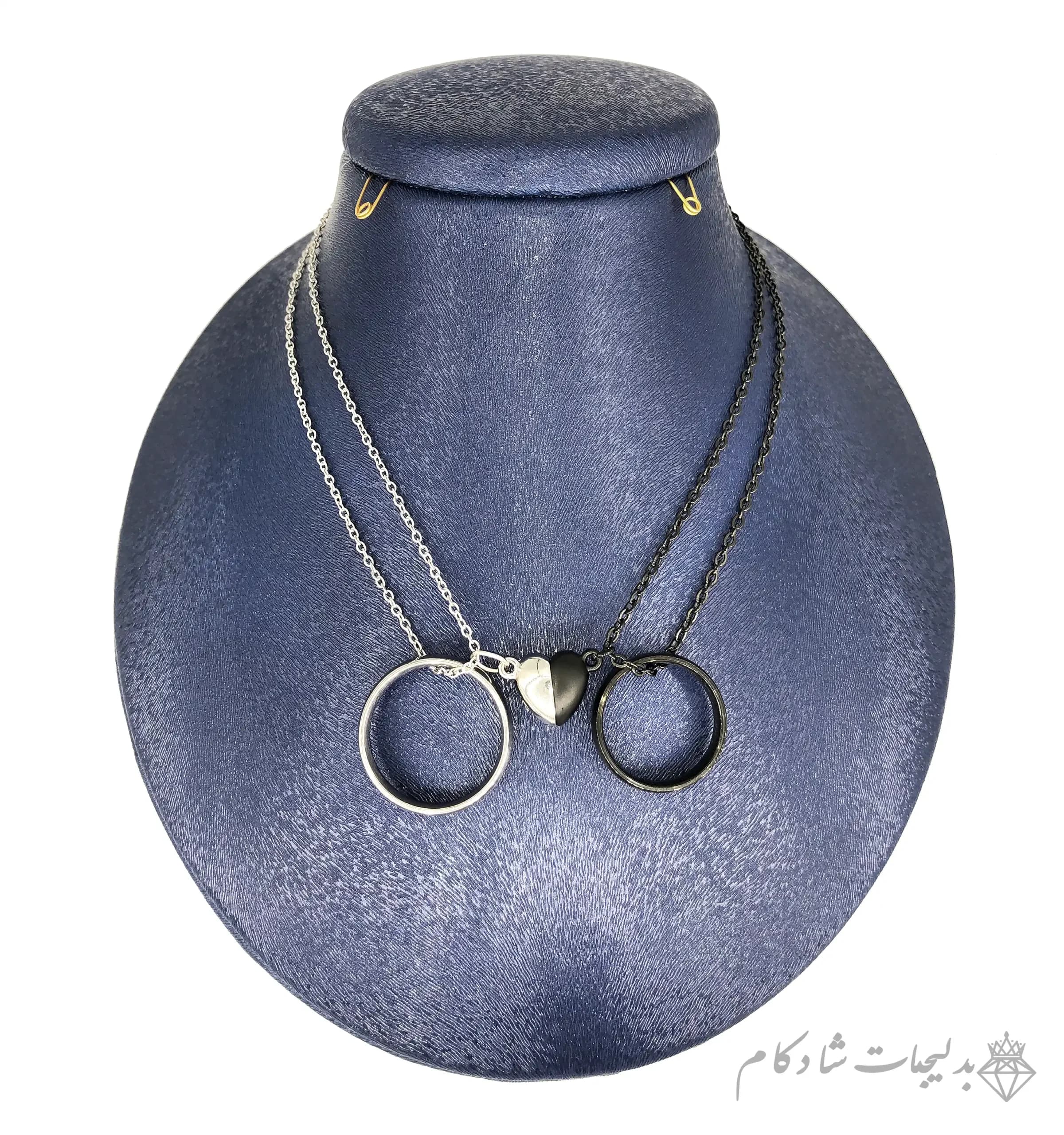 گردنبند ست طرح انگشتر