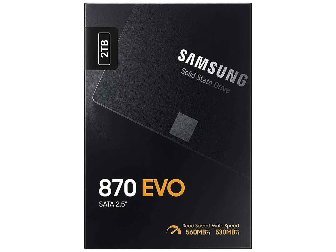 حافظه اینترنال SSD سامسونگ مدل EVO 870 ظرفیت ۲ ترابایت