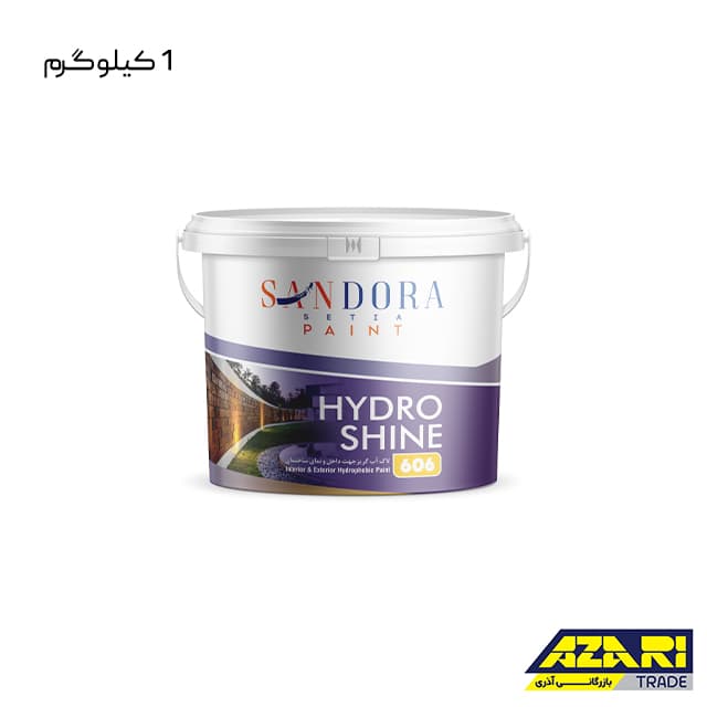لاک آب گریز هیدروشاین شفاف ساندورا کد 606 یک کیلوگرم