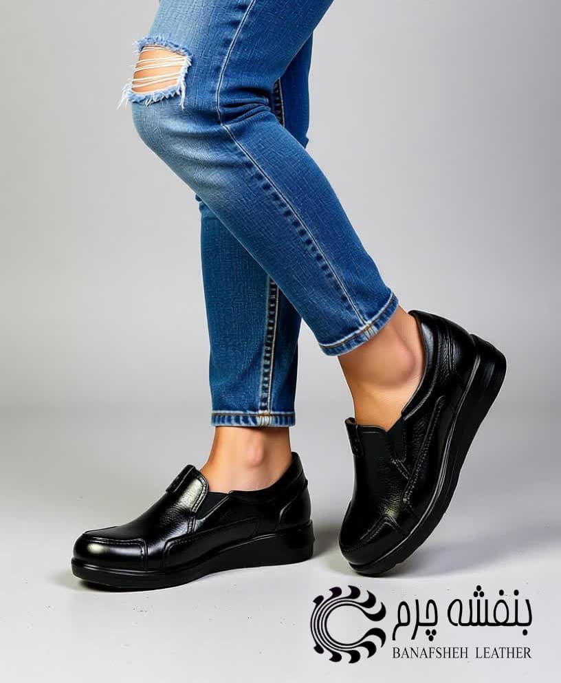 کفش زنانه چرم لطیف