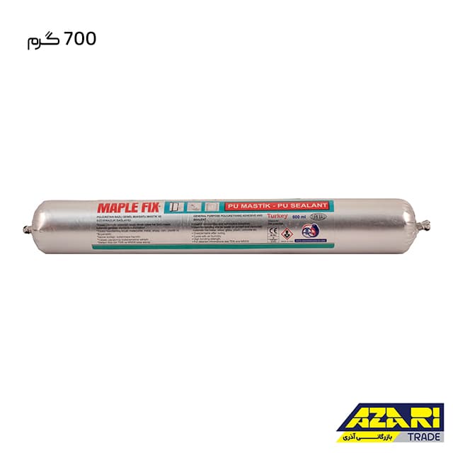 چسب پلی اورتان مپل مکس PU مدل سوسیسی سفید 700 گرم