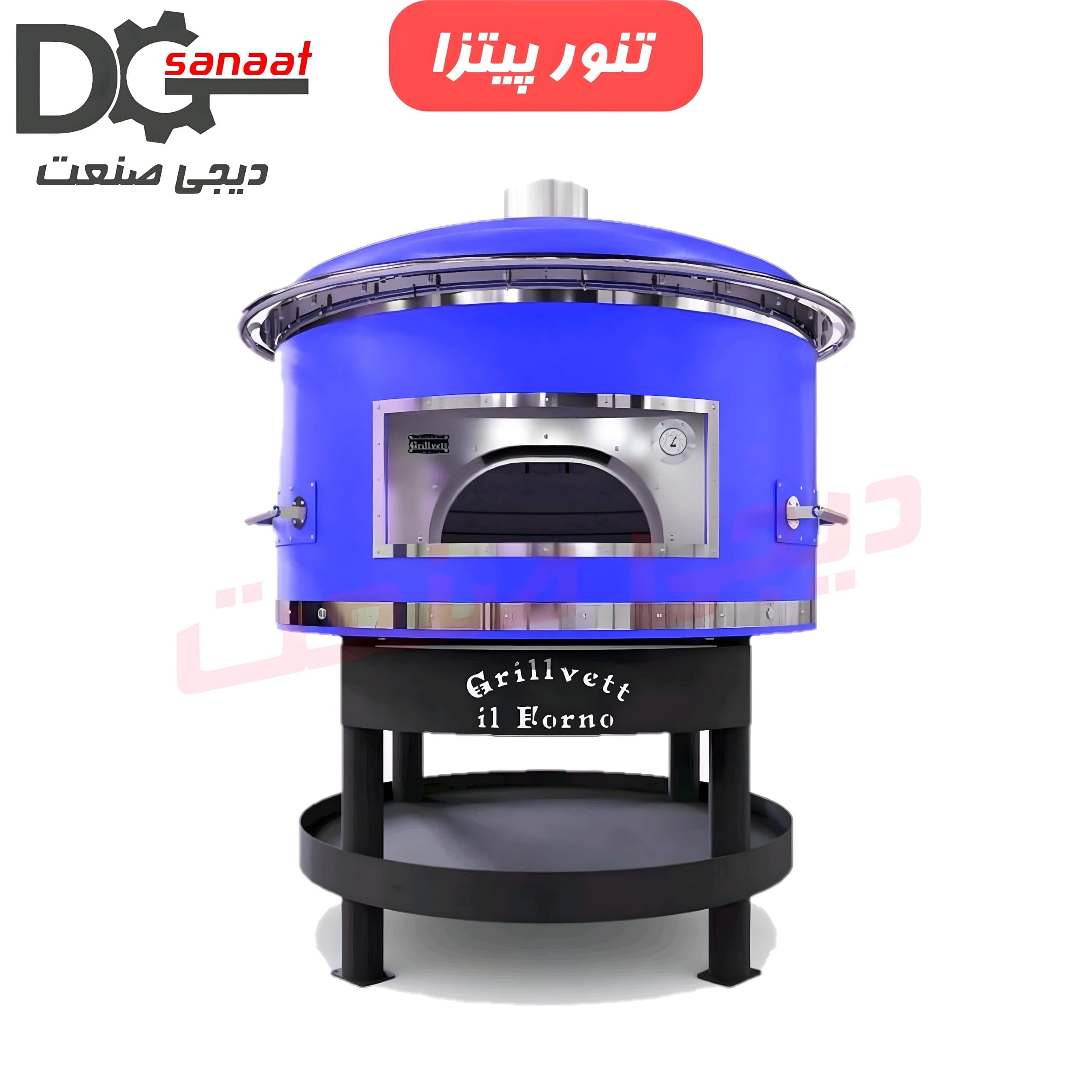 تنور پیتزا استیل