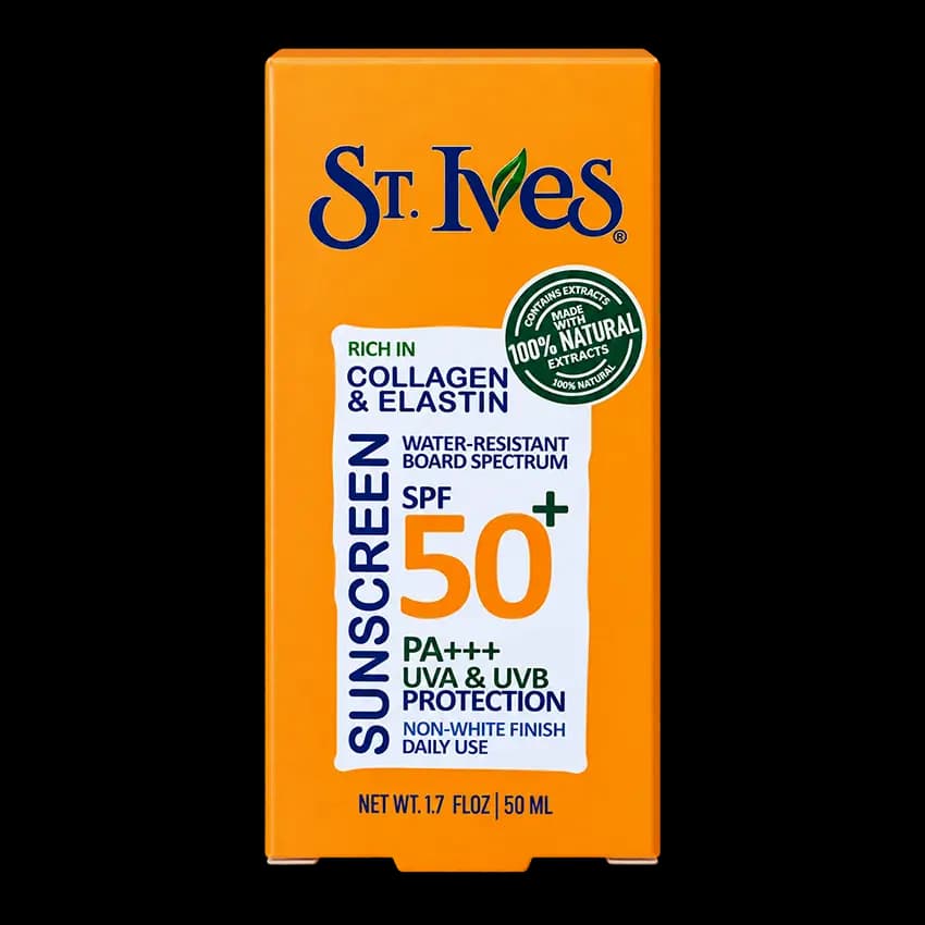 کرم ضد آفتاب بی رنگ پوست چرب سنت ایوز ST.Ives SPF50 — تصویر ۲