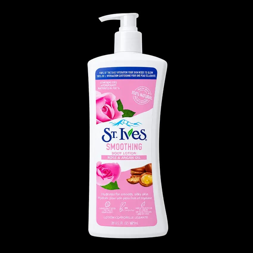 لوسیون بدن گل رز و روغن آرگان سنت ایوز ST.Ives