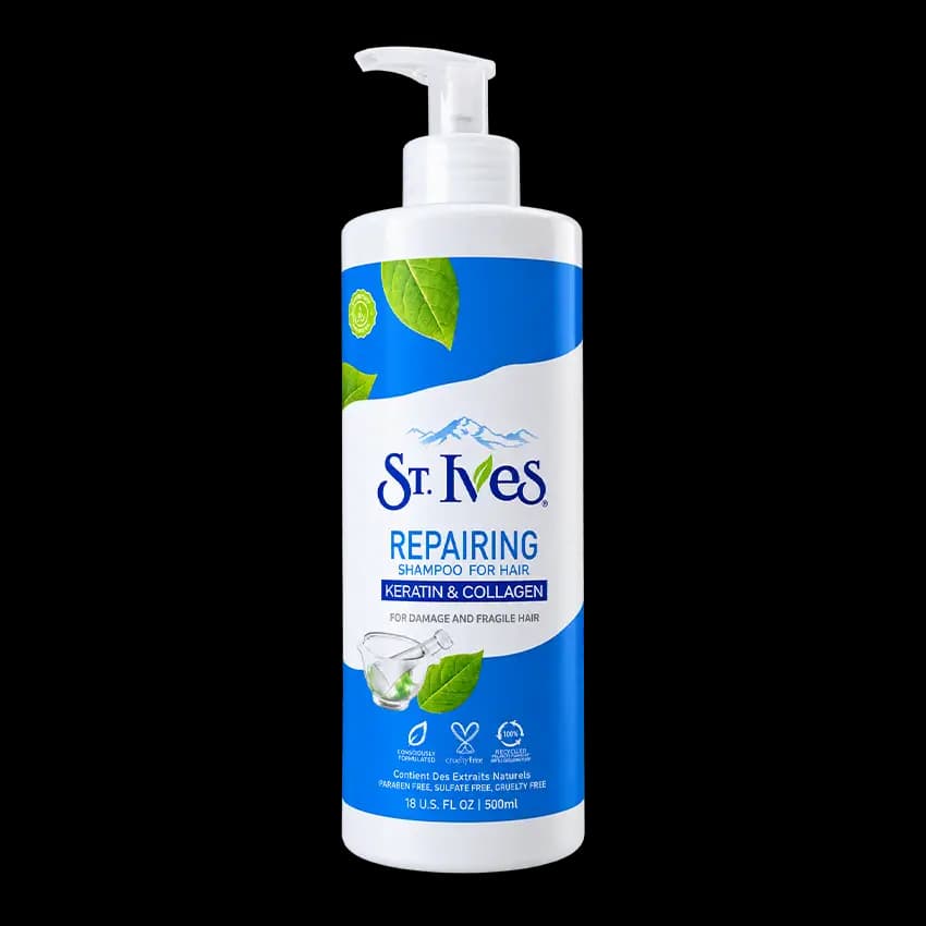 شامپو موی آسیب دیده کراتین و کلاژن سنت ایوز ST.Ives