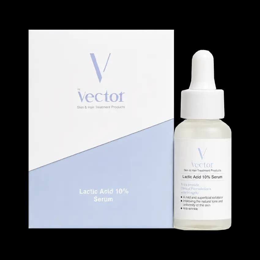 سرم لایه بردار لاکتیک اسید 10% وکتور — تصویر ۲