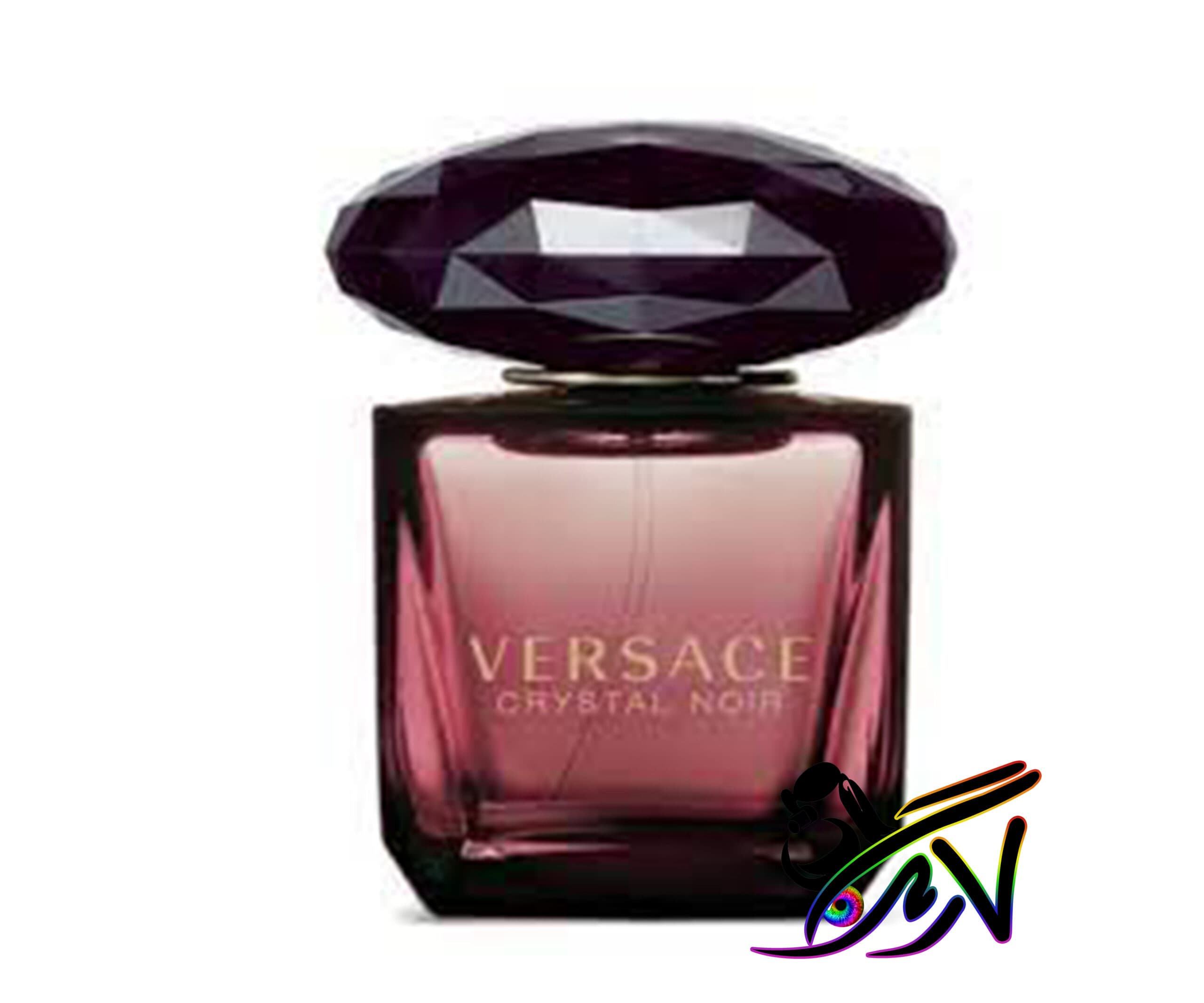 تستر اورجینال عطر ورساچه کریستال نویر ادو پرفیوم-مشکی( قدیم )Versace Crystal Noir