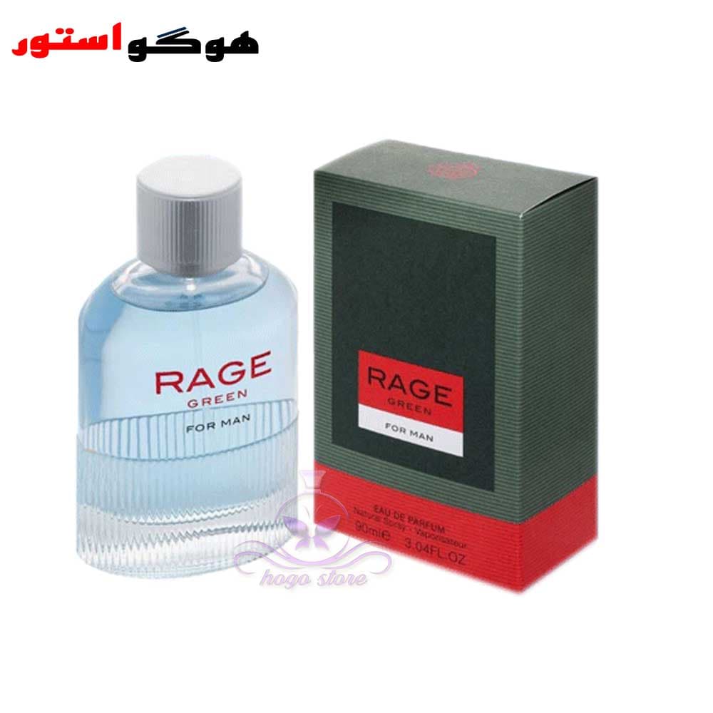 ادکلن ریج گرین فور من فراگرنس (عطر هوگو باس من سبز شرکتی) fragrance rage green for man