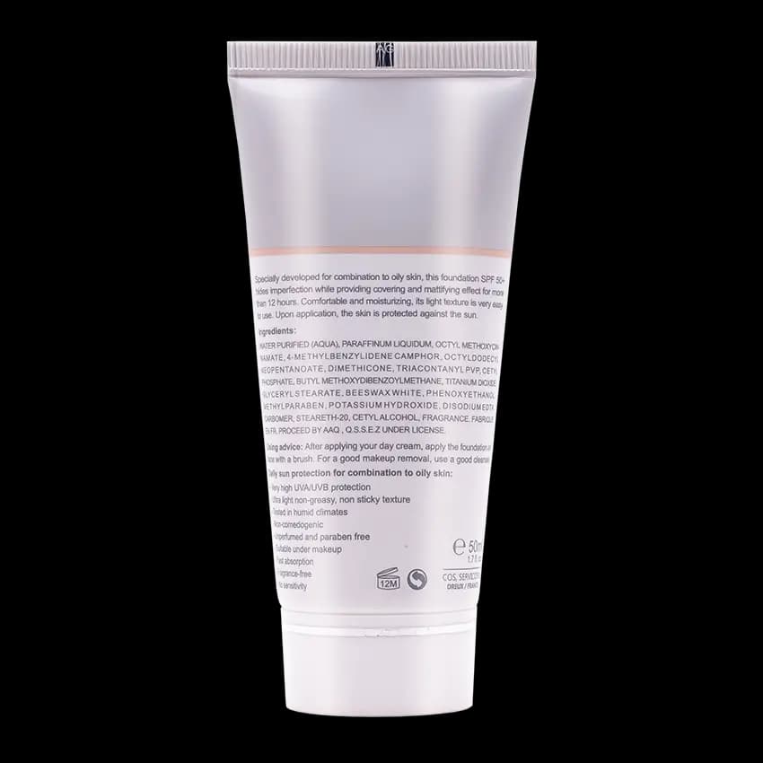 کرم ضد آفتاب رنگی پوست چرب سانیورا SPF50 — تصویر ۳